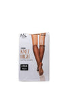 Marie Claire Satin Sheen Knee High 2 Pair Pack, Natural