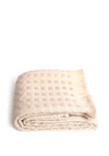 Katie Hannah By Mc Elhinneys Large Waffle Throw, Natural