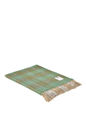 McNutt of Donegal Enya Check Throw, Green