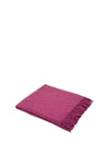 McNutt of Donegal ForeverWool Throw, Rose