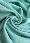 McNutt of Donegal Lambswool Herringbone Throw, Spearmint