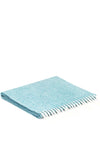 McNutt Of Donegal Lambswool Scarf, Spotted Turquoise