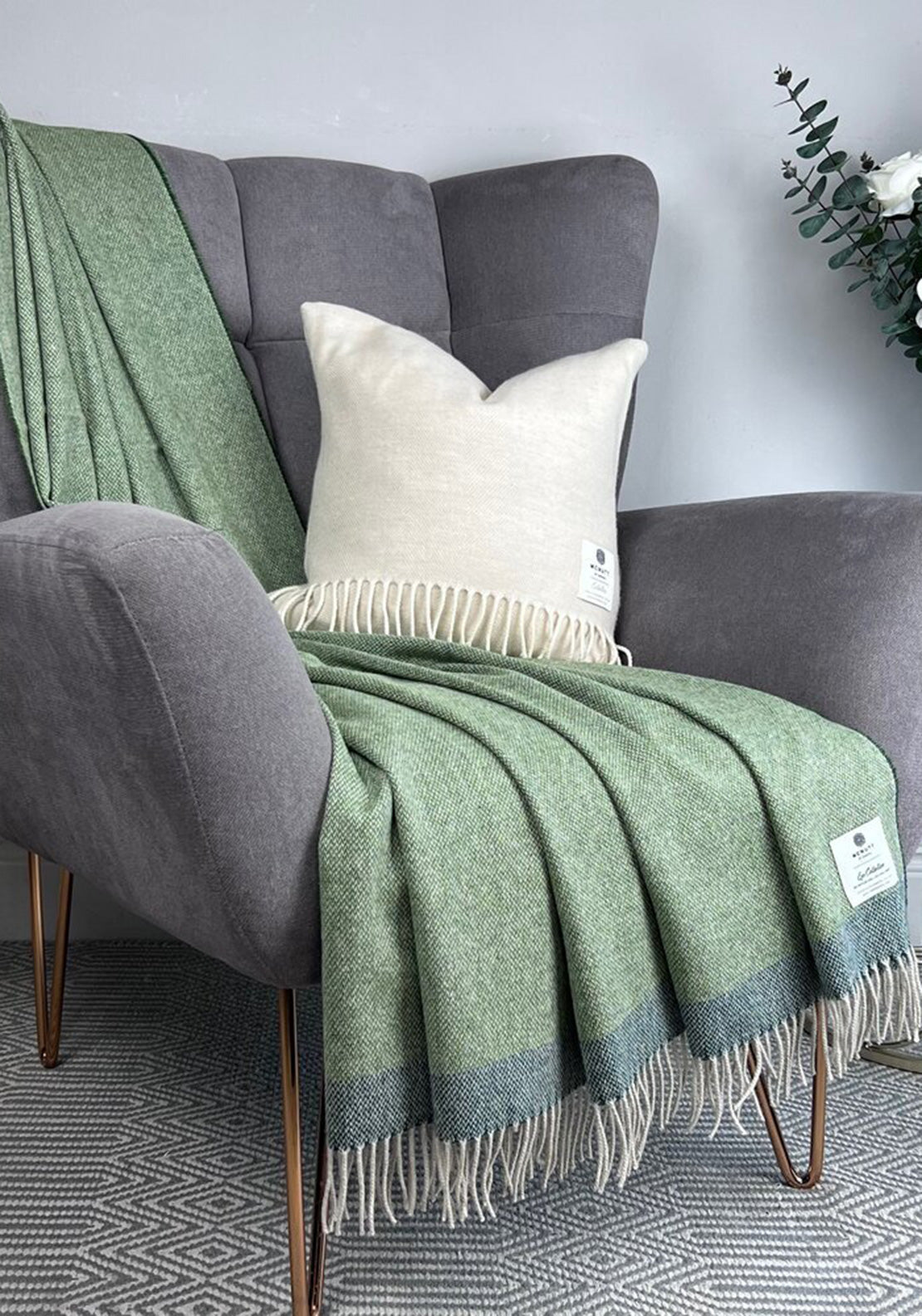 McNutt of Donegal Eco Collection Throw, Land
