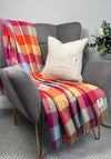 McNutt of Donegal Cashmere Merino Marjorie Throw, Multi-Coloured