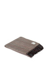 McNutt of Donegal Heritage Tweed Medium Blanket, Oatmeal