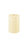 Deluxe Homeart LED Medium Thick Pillar 10x15cm Candle, Cream