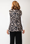 Malissa J Leopard Faux Fur Reversible Gilet, Brown