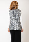 Malissa J Monochrome Faux Fur Reversible Gilet, Black