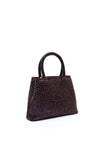 Zen Collection Diamante Detailed Small Grab Bag, Wine