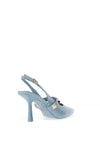 Menbur Pisces Patent Stud Pointed Toe Heeled Shoes, Jeans