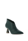 Menbur Tapered Heeled Boots, Forest Green