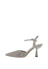 Menbur Orchadis Diamante Encrusted Heeled Shoes, Grey