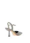 Menbur Orchadis Diamante Encrusted Heeled Shoes, Grey
