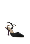 Menbur Studded Court Heel, Black