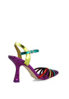 Menbur Messor Metallic Multi Strap Heeled Shoes, Multi