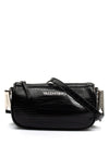 Valentino Conscious Faux Croc Print Shoulder Bag, Black