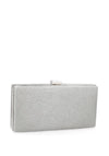 Menbur Glitter Spot Box Clutch, Silver