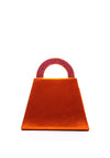 Menbur Nodutus Diamante Encrusted Clutch, Mango