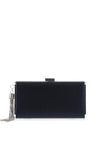 Menbur Shimmering Tassel Clutch, Navy