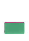 Menbur Embellished Envelope Clutch, Fuchsia & Green
