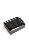 Serafina Collection Men’s Faux Leather Gloves and Scarf Gift Set, Black
