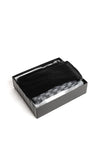 Serafina Collection Knit Gloves and Check Scarf Gift Set, Black