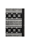 Serafina Men’s Abstract Pattern Scarf, Black