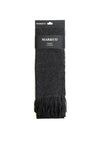 Serafina Men’s Wool Blend Scarf, Dark Grey