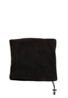 Serafina Men’s Drawcord Fleece Snood, Black
