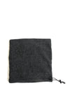 Serafina Men’s Drawcord Fleece Snood, Grey