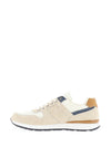 Zen Collection Men’s Contrast Trainers, Beige