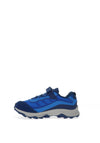 Merrell Boys Moab Speed Waterproof Trainer, Blue