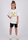 Vingino X Messi Kids Unisex Short Sleeve Tee, White