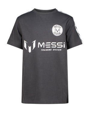 Vingino X Messi Hersco Short Sleeve Tee, Metallic Grey
