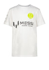 Vingino X Messi Hersco Short Sleeve Tee, Real White