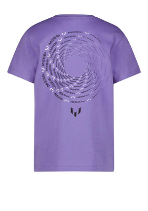 Vingino X Messi Hist Short Sleeve Tee, Brave Purple