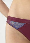 Mey Serie Poetry Dream Lace Hipster Brief, Wine