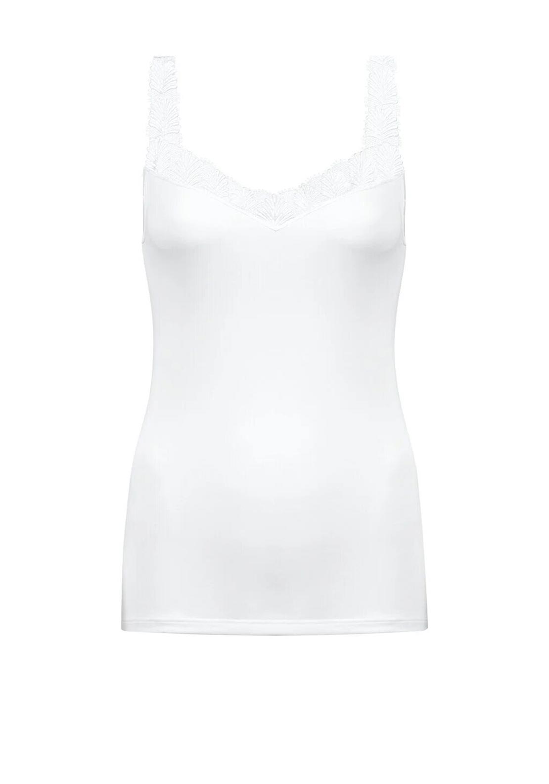 Mey Serie Emotion Elegance Lace Vest, White