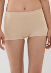 Mey Emotion Series Logo Boxer, Cream Tan