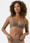 Mey Poetry Temptation Triangle Bra, Brown
