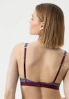 Mey Serie Poetry Dream Lace Triangle Bra, Wine