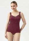 Mey Serie Emotion Elegance Lace Vest, Wine