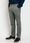 Meyer Roma Cotton Chino, Khaki Green