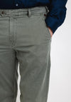 Meyer Roma Cotton Chino, Khaki Green