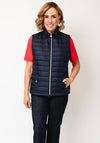 Micha Lightweight Padded Gilet, Navy