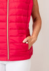 Micha Lightweight Padded Gilet, Pink