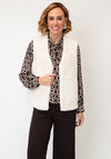 Micha Faux Suede Gilet, Cream
