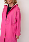 Micha Shower Repellent Hooded Coat, Pink