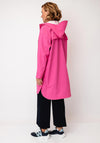 Micha Shower Repellent Hooded Coat, Pink