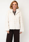 Micha Faux Fur Jacket, Cream